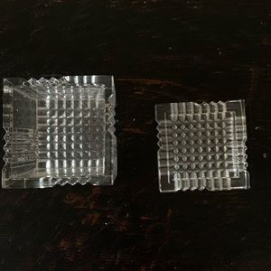 Mikasa cut crystal cachet box